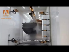 Автоматический сенсорный экран горизонтальная линия покрытия порошком 16 PCS стандарт